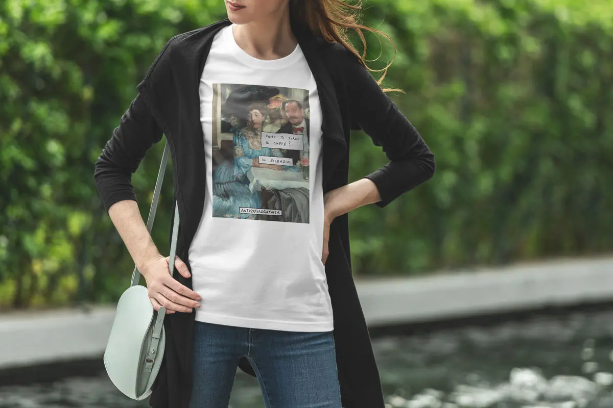 T-shirt "In silenzio" - immagine 4