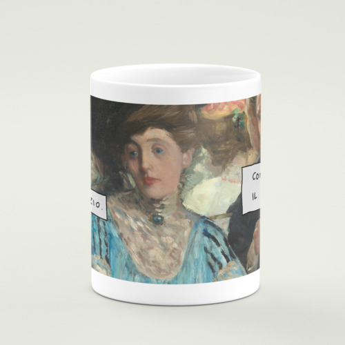 Tazza in ceramica "In silenzio"