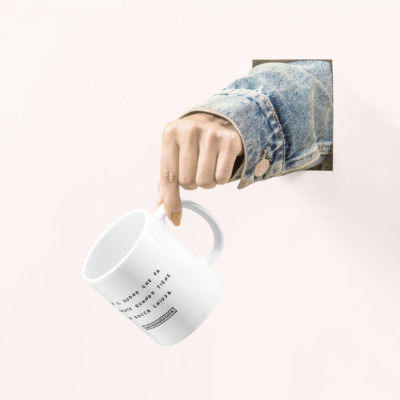 Tazza in ceramica “Il suono della gente”