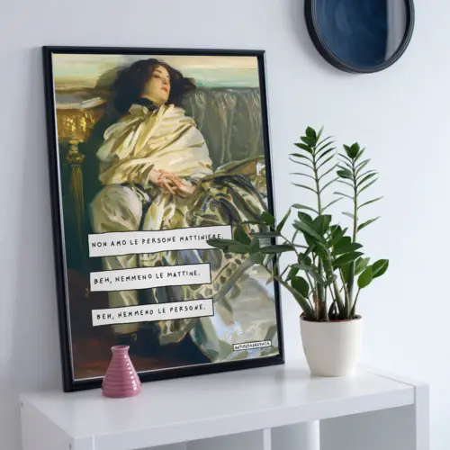 Poster 50x70 “Persone mattiniere”