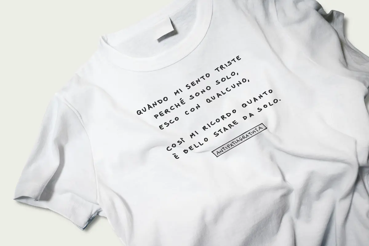 T-shirt "Quando mi sento triste"