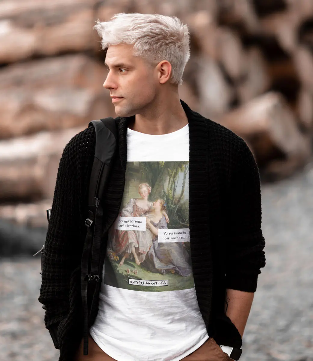 T-shirt "Una persona così silenziosa" - immagine 5