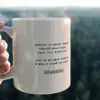 Tazza in ceramica "Quando mi sento triste"