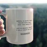 Tazza in ceramica "Quando mi sento triste"