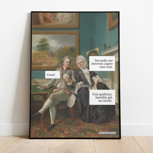 Poster 50x70 "Dovresti capire una cosa"