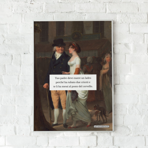 Poster 50x70 "Due criceti"