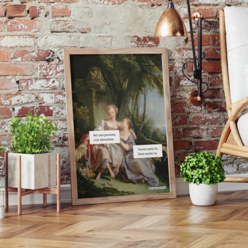 Poster 50x70 "Una persona così silenziosa"