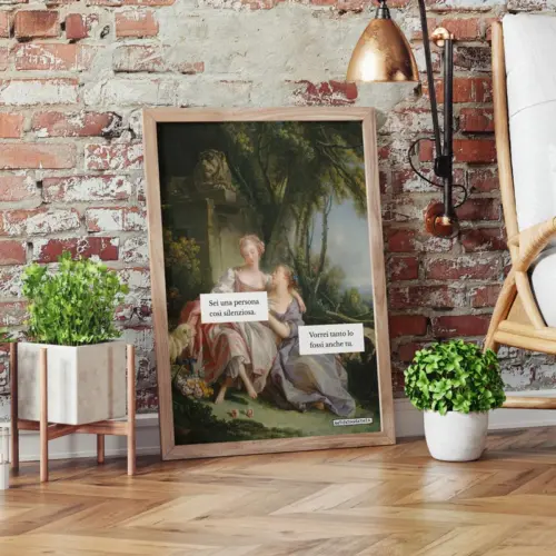 Poster 50x70 "Una persona così silenziosa"