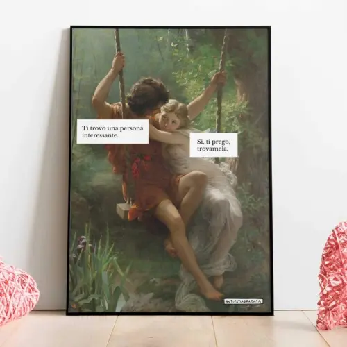 Poster 50x70 "Persona interessante"