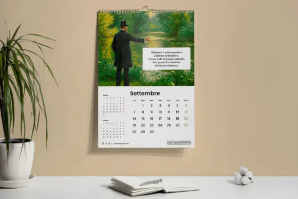 Calendario da parete Antipatia Gratuita 2026