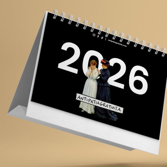 Calendario da tavolo Antipatia Gratuita 2026