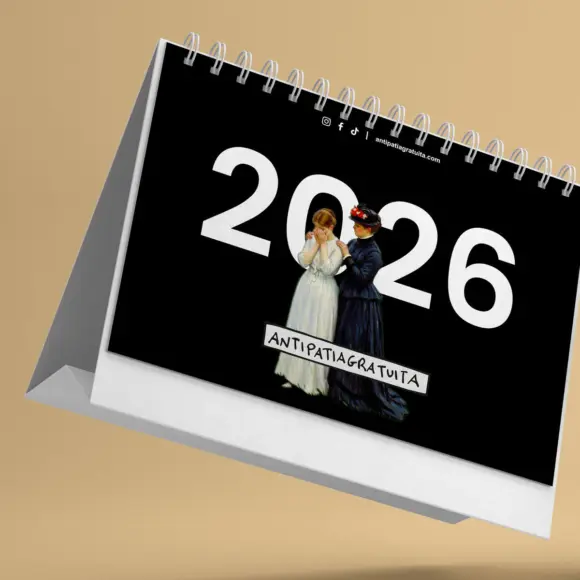 Calendario da tavolo Antipatia Gratuita 2026