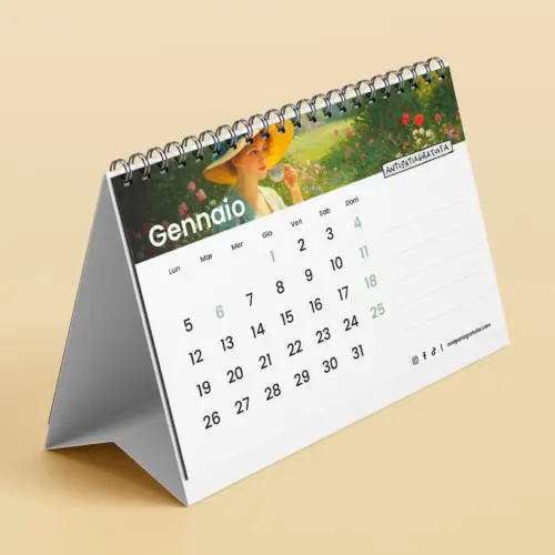 Calendario da tavolo Antipatia Gratuita 2026