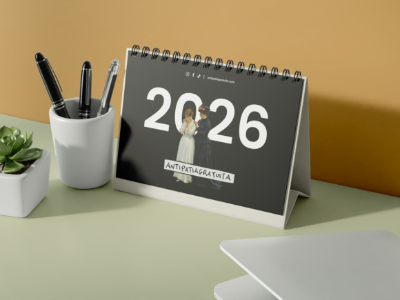 Calendario da tavolo Antipatia Gratuita 2026