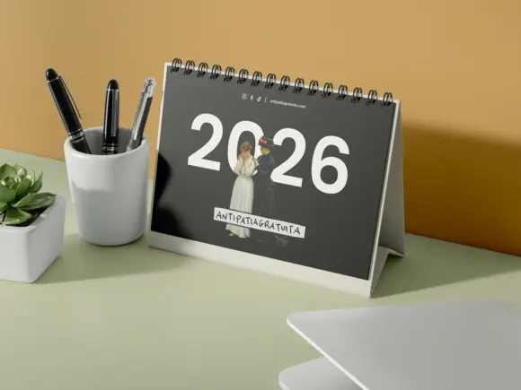 Calendario da tavolo Antipatia Gratuita 2026