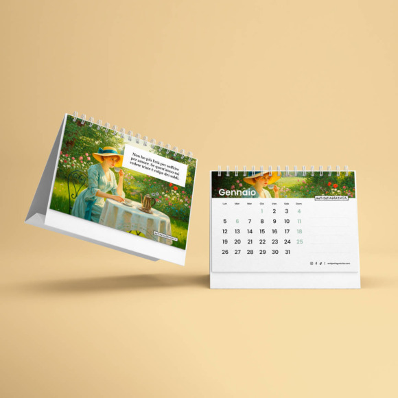 Calendario da tavolo Antipatia Gratuita 2026